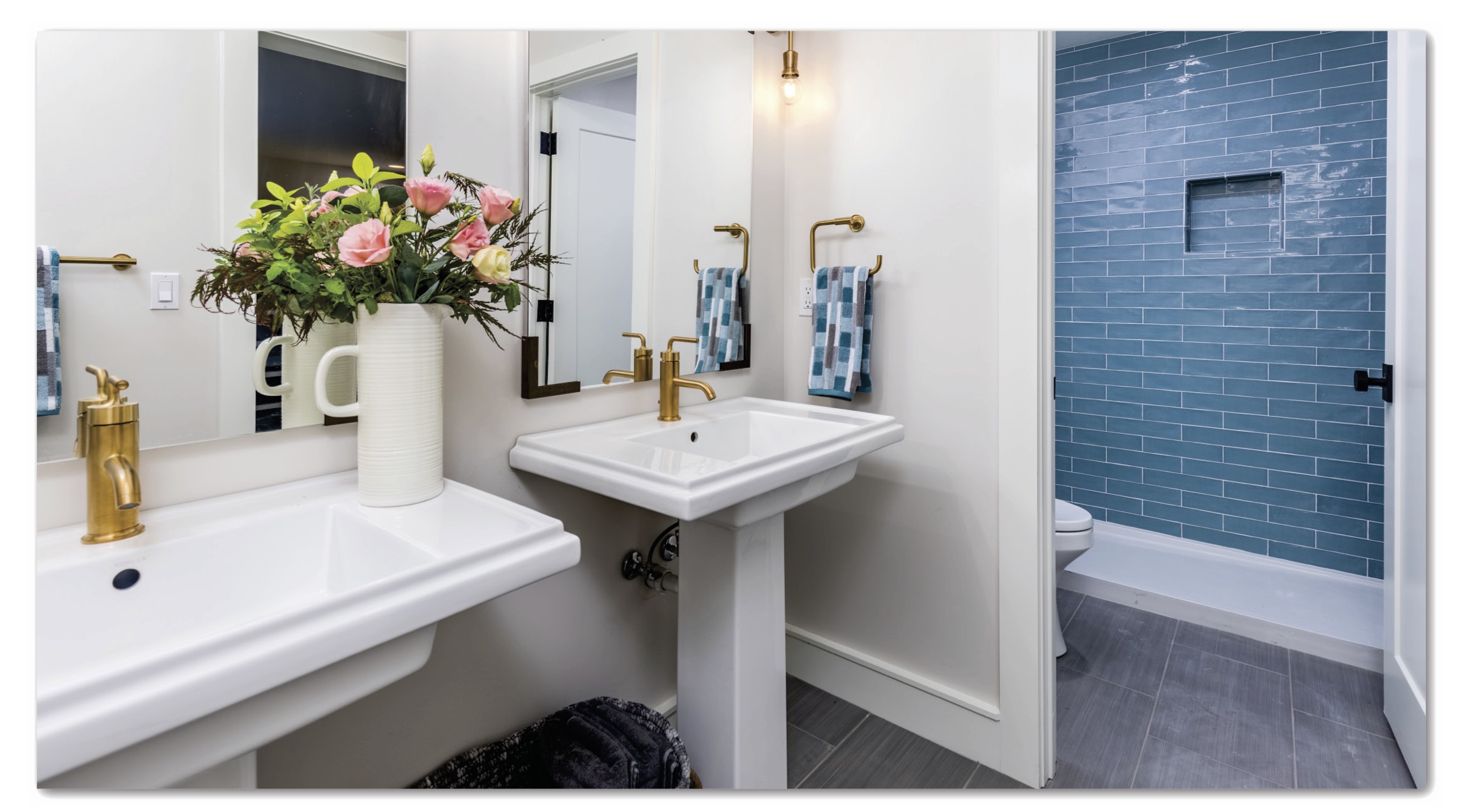 Bathroom of the “Farm House.”