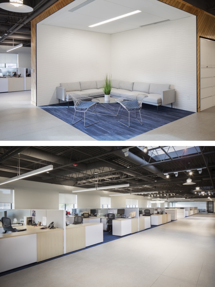 Inside Avalon Flooring’s corporate offices.