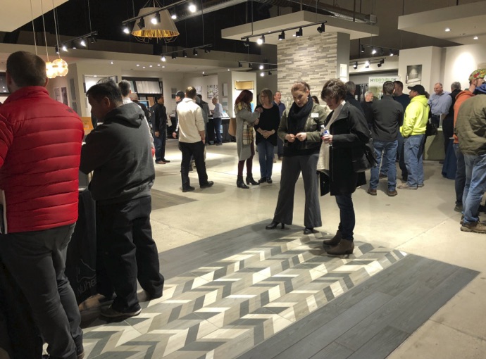 A pre-COVID Trade Night at United Tile.