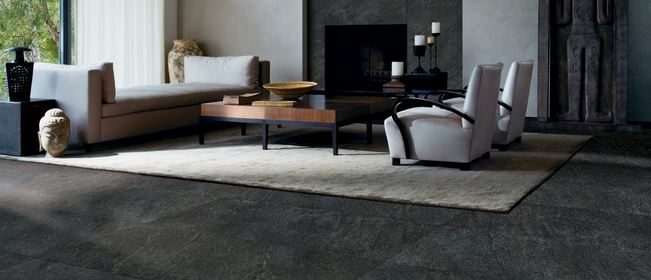 Crossville In-Side Nero living room